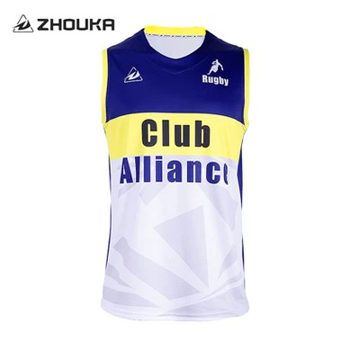 Custom ärmlös Rugby Jersey